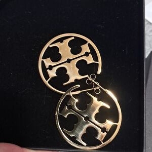 Gold Circular Earrings